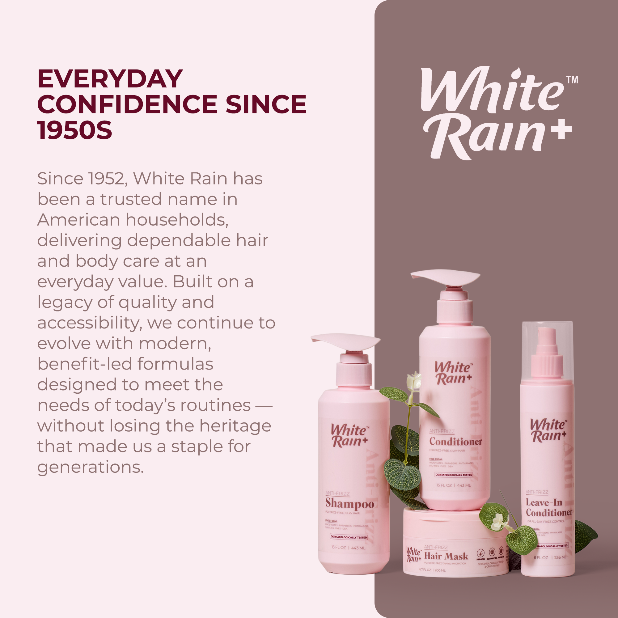 White Rain+ Anti-Frizz Conditioner