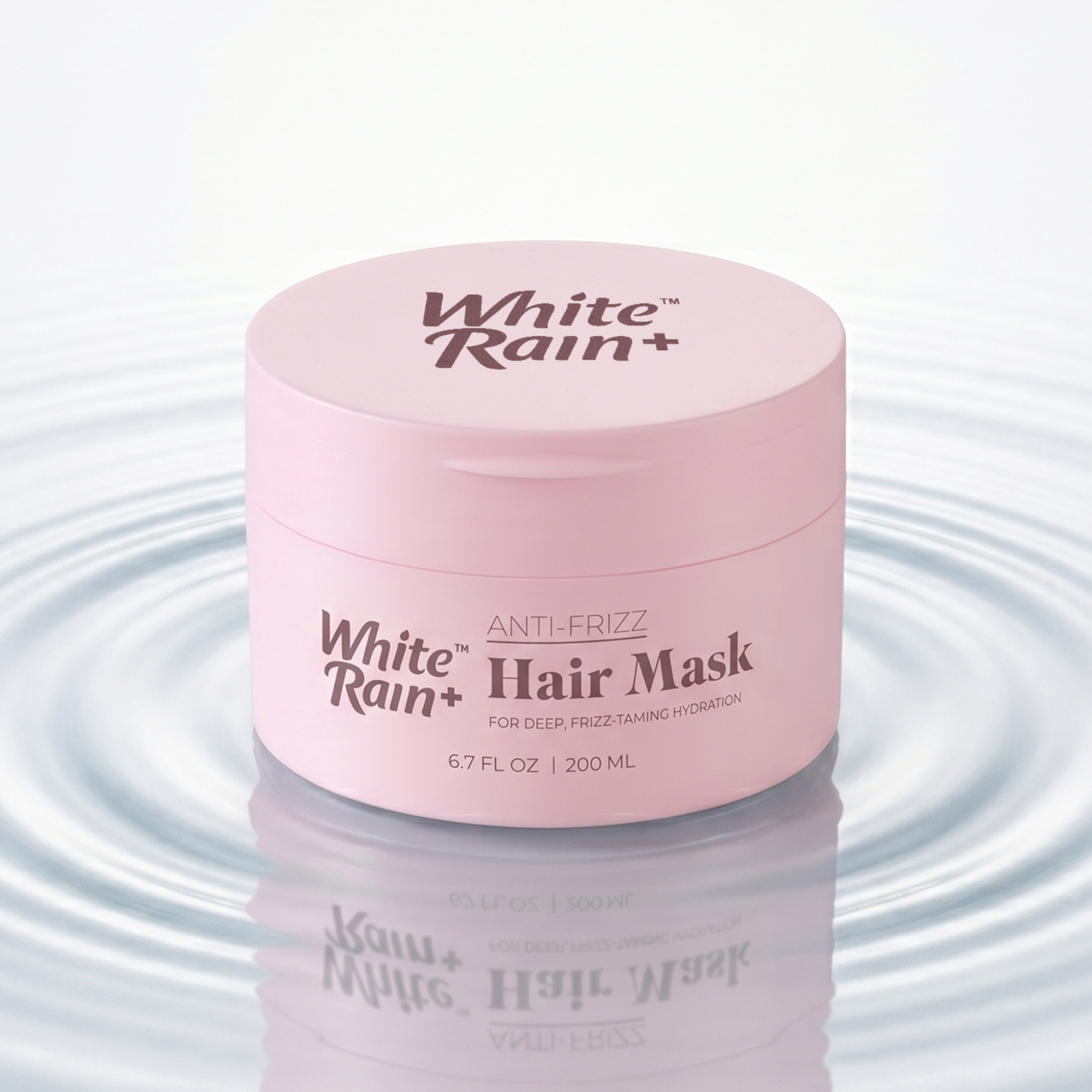 White Rain+ Anti-Frizz Hair Mask for Dry Hair, 6.7 fl oz