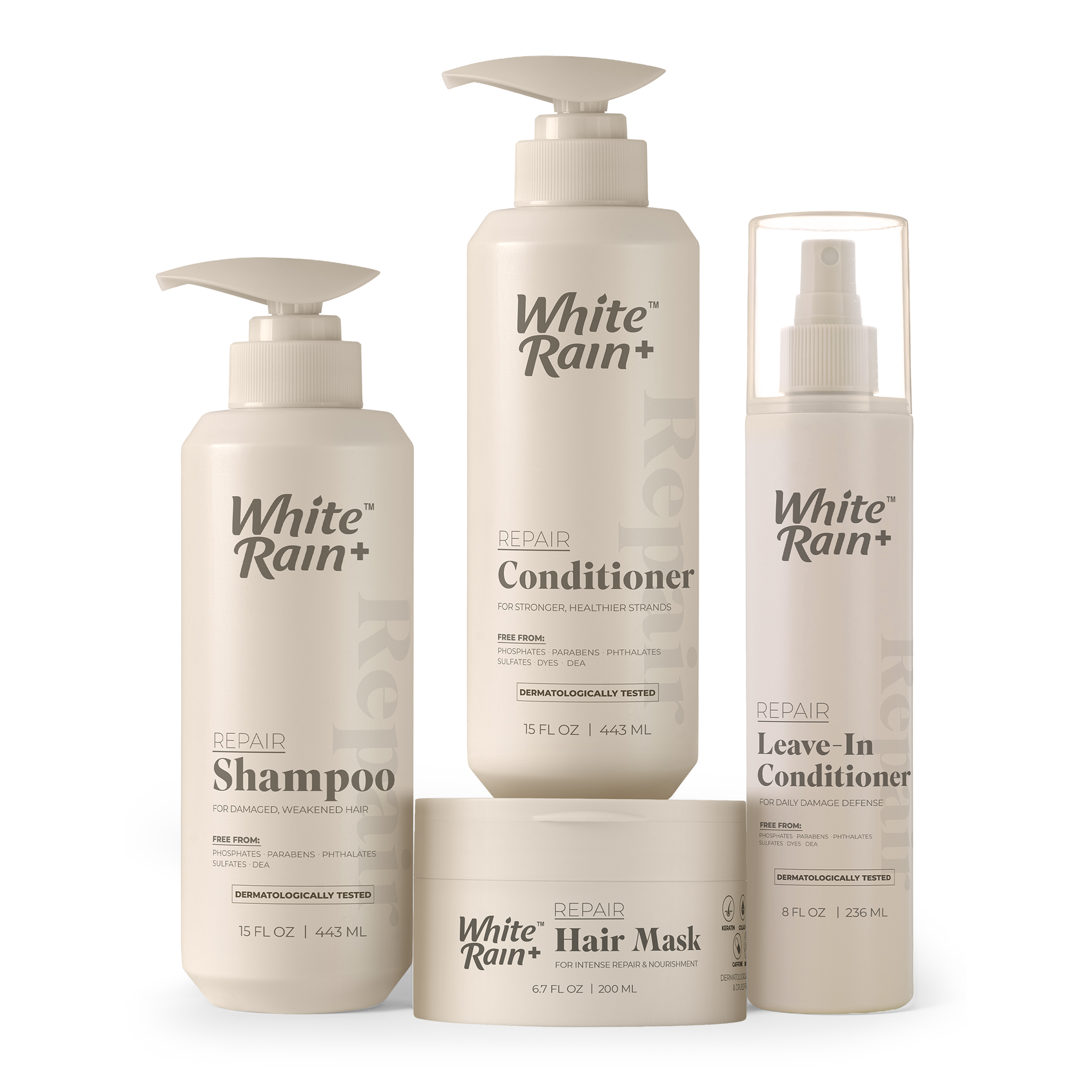White Rain+ Repair Hair Care Collection, Complete Repair System