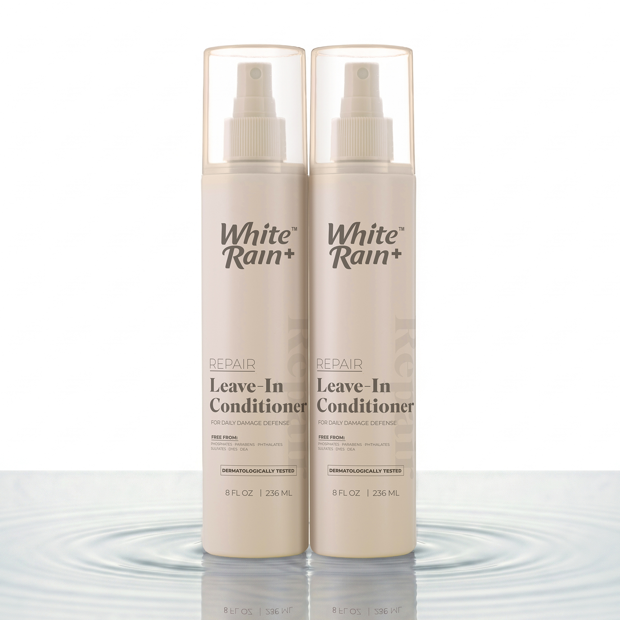 White Rain+ Repair Leave-In Conditioner Spray, 8 fl oz, Pack of 2