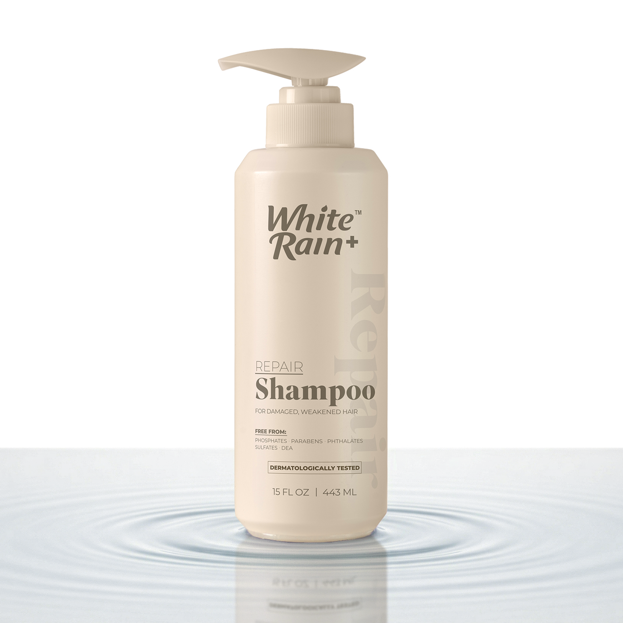 White Rain+ Repair Shampoo for Women and Men, 15 fl oz